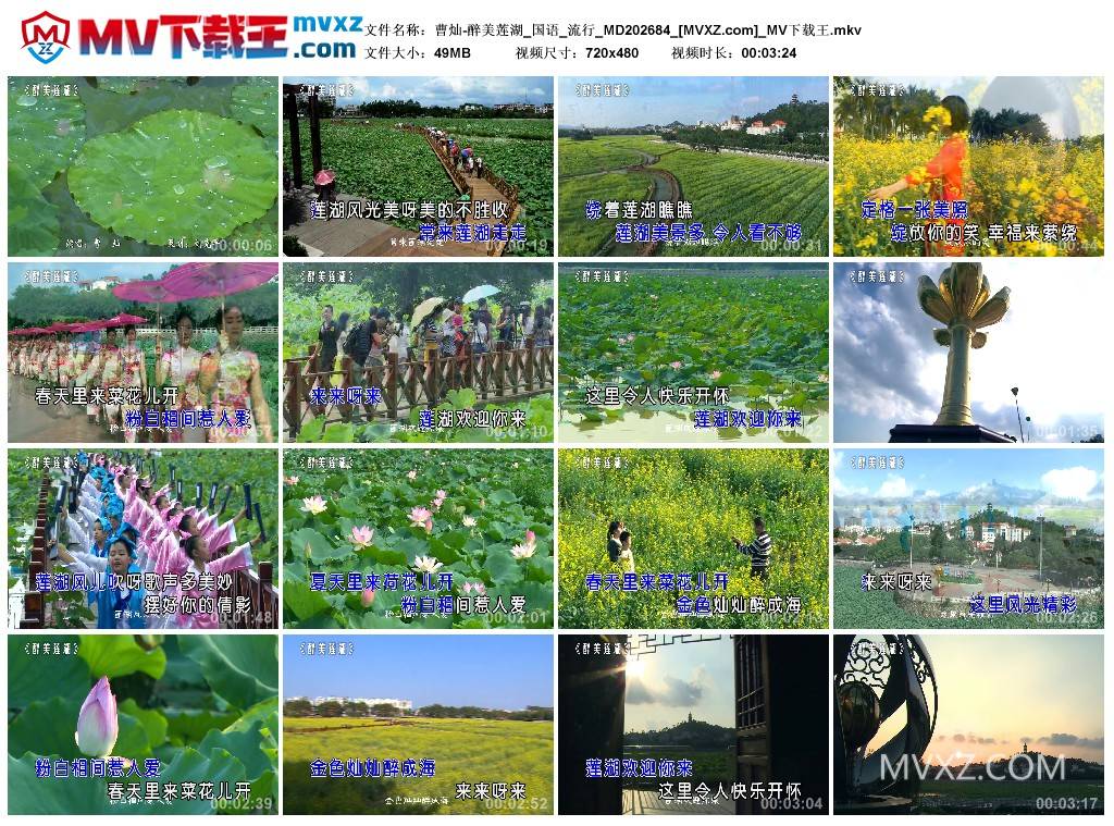 曹灿-醉美莲湖_国语_流行_MD202684